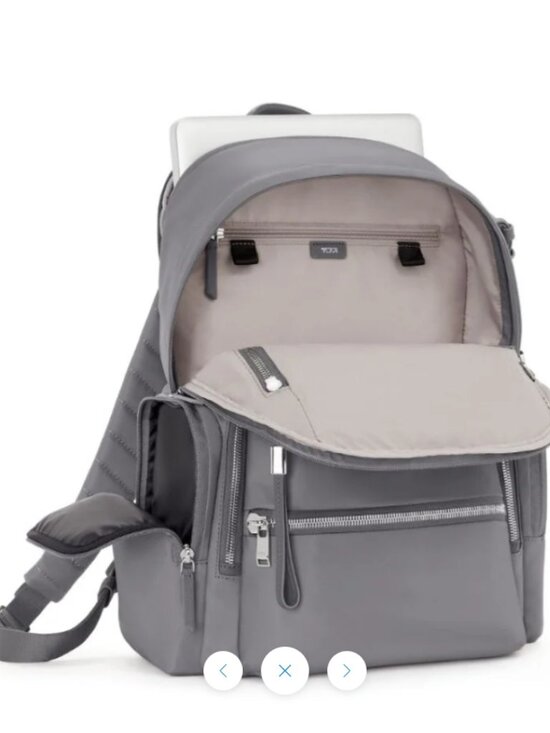 New TUMI Voyageur Celina Medium Backpack computer Grey main image 9